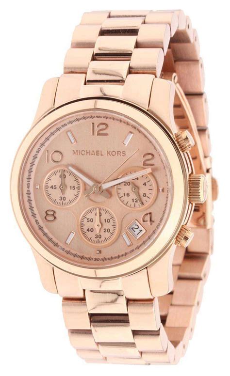 michael kors uhr chinth gold|michael kors rose gold set.